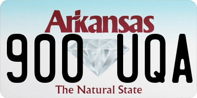 AR license plate 900UQA