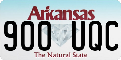 AR license plate 900UQC