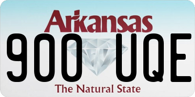 AR license plate 900UQE