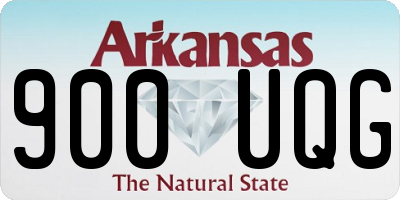 AR license plate 900UQG