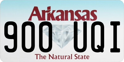 AR license plate 900UQI