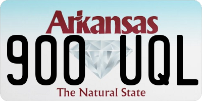 AR license plate 900UQL