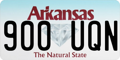 AR license plate 900UQN
