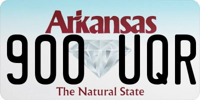 AR license plate 900UQR