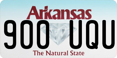 AR license plate 900UQU