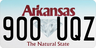 AR license plate 900UQZ