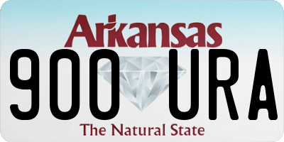 AR license plate 900URA