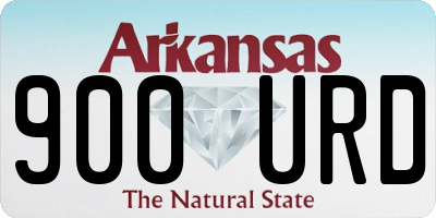 AR license plate 900URD
