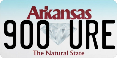 AR license plate 900URE