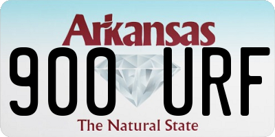 AR license plate 900URF