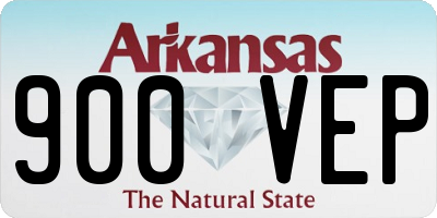 AR license plate 900VEP