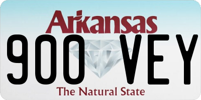 AR license plate 900VEY