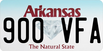 AR license plate 900VFA