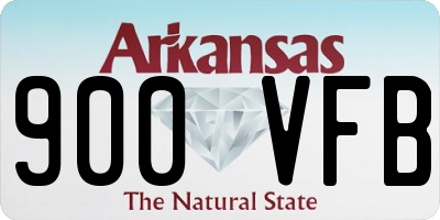 AR license plate 900VFB