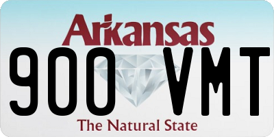 AR license plate 900VMT