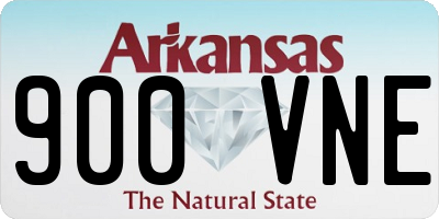 AR license plate 900VNE