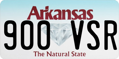 AR license plate 900VSR