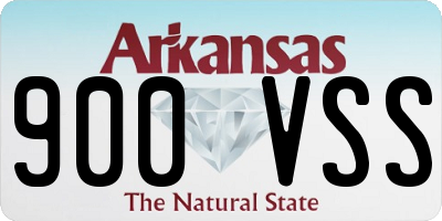 AR license plate 900VSS