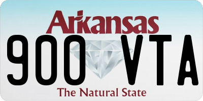 AR license plate 900VTA