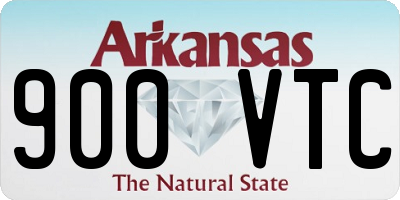 AR license plate 900VTC