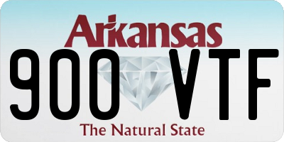 AR license plate 900VTF