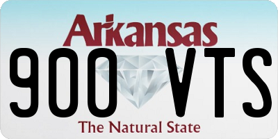 AR license plate 900VTS