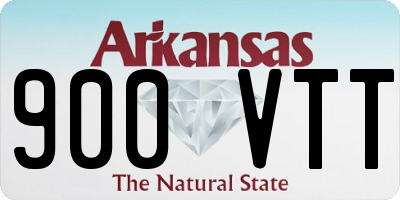 AR license plate 900VTT
