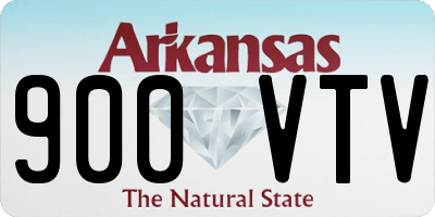 AR license plate 900VTV