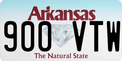 AR license plate 900VTW