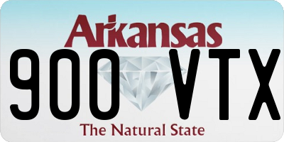 AR license plate 900VTX