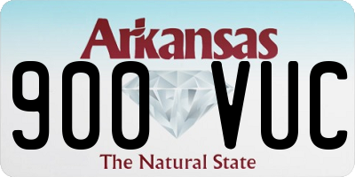 AR license plate 900VUC