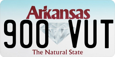 AR license plate 900VUT