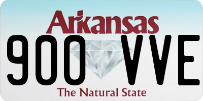 AR license plate 900VVE
