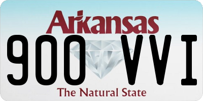 AR license plate 900VVI