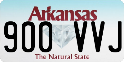 AR license plate 900VVJ