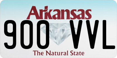 AR license plate 900VVL