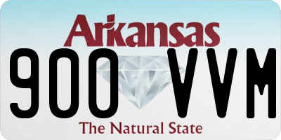 AR license plate 900VVM