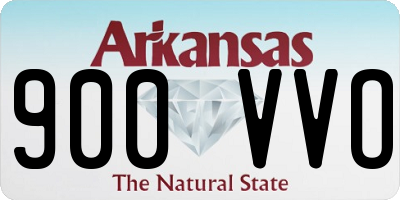 AR license plate 900VVO