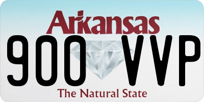 AR license plate 900VVP
