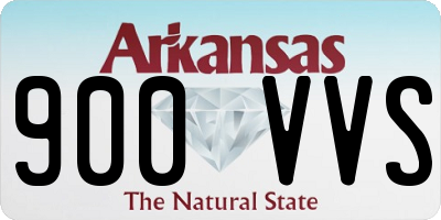 AR license plate 900VVS