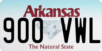 AR license plate 900VWL