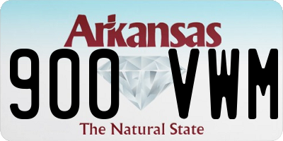 AR license plate 900VWM