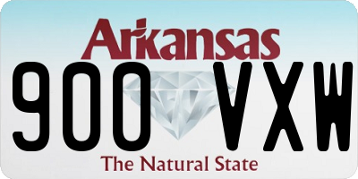 AR license plate 900VXW