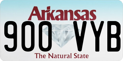 AR license plate 900VYB
