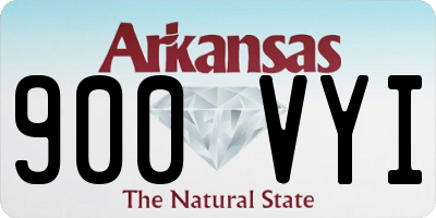 AR license plate 900VYI