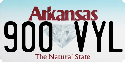 AR license plate 900VYL