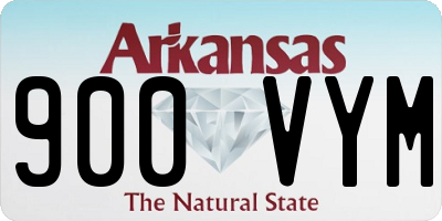 AR license plate 900VYM