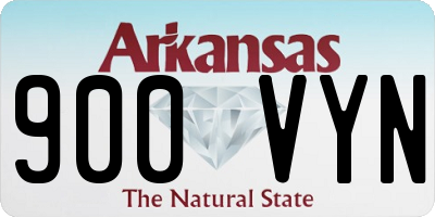 AR license plate 900VYN