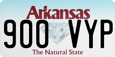 AR license plate 900VYP