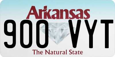 AR license plate 900VYT